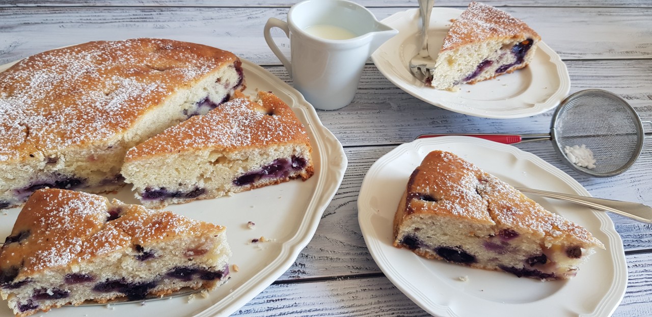 Heidelbeerbuttermilchkuchen